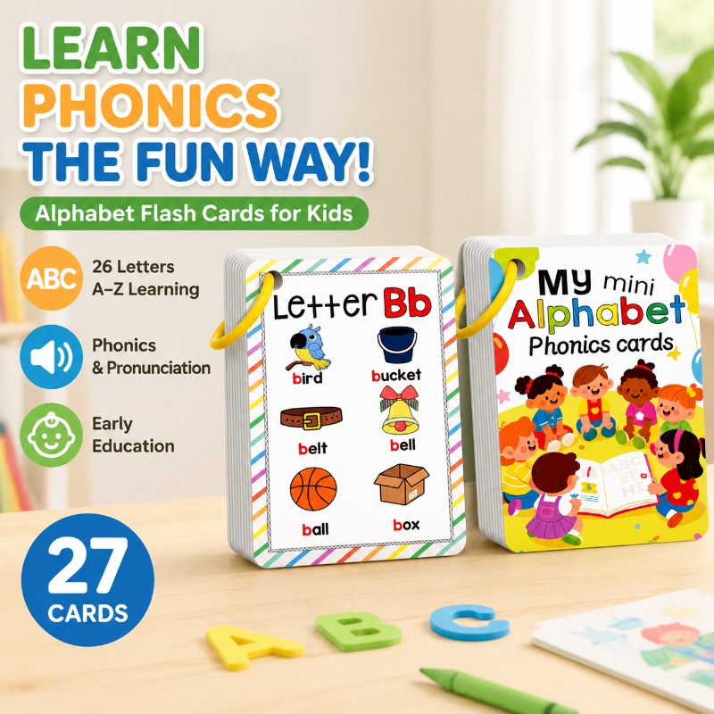 Phonics Card Game - Alphabet Phonics English Learning Flashcards 27