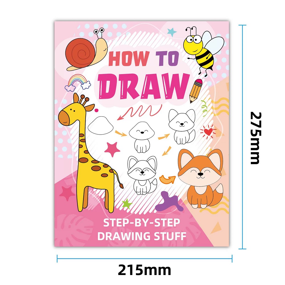 Kids Education Drawing - How To Draw Animal Cartoon Sketch