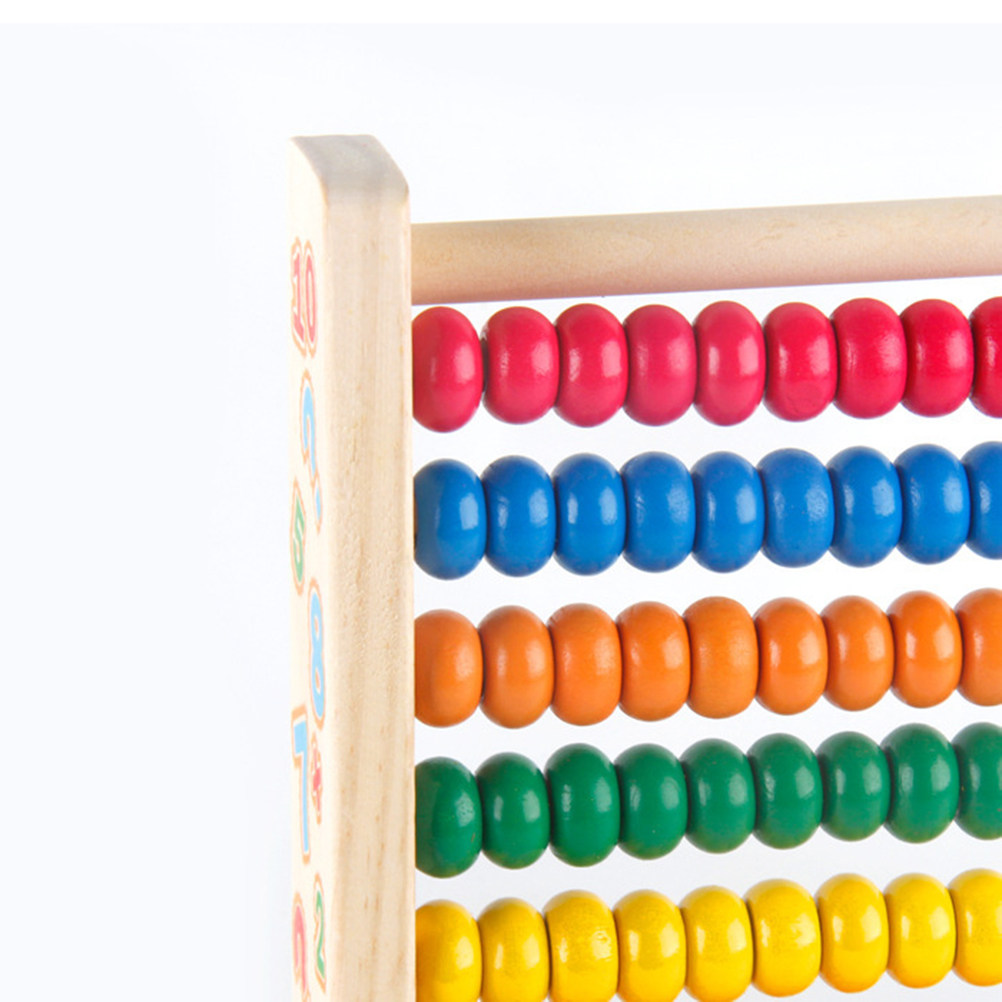 10 Stalls Wooden Abacus Colorf - Kids Educational Computer recension och pris