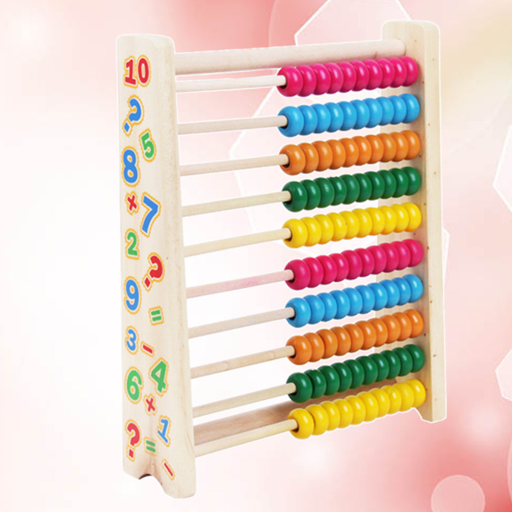 10 Stalls Wooden Abacus Colorf - Kids Educational Computer recension och pris