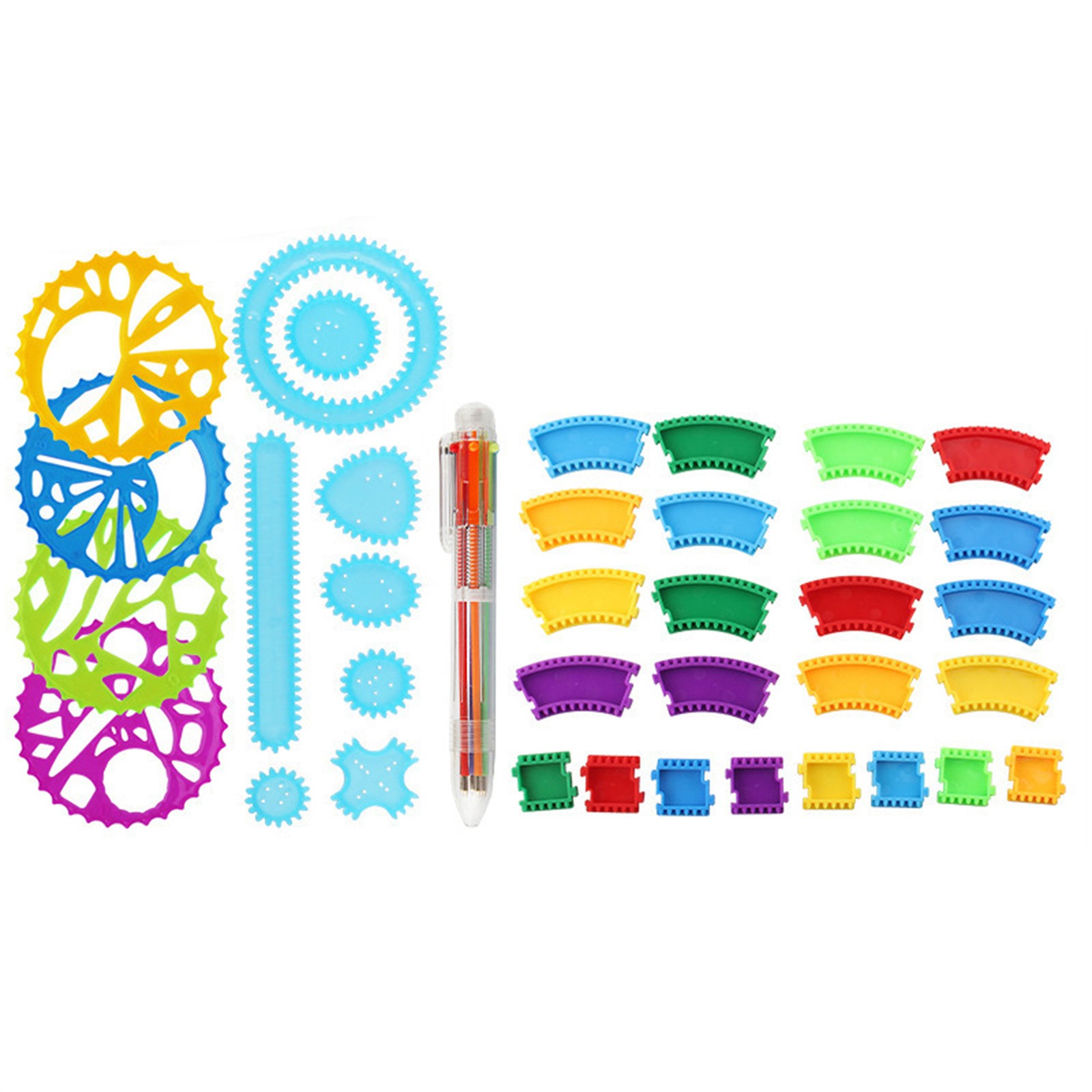 Colorful Spirograph Set Kids M - Kids Education Drawing recension och pris