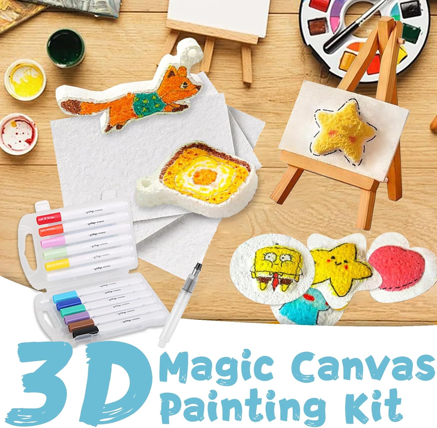 3D Puffy Foam Texture Painting - Kids Education Drawing recension och pris