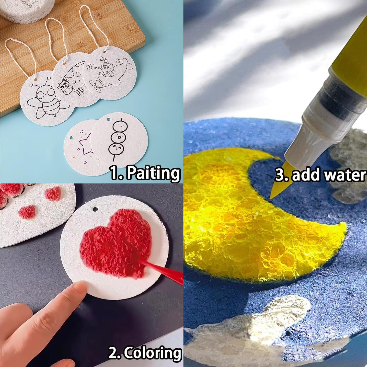 3D Puffy Foam Texture Painting - Kids Education Drawing recension och pris