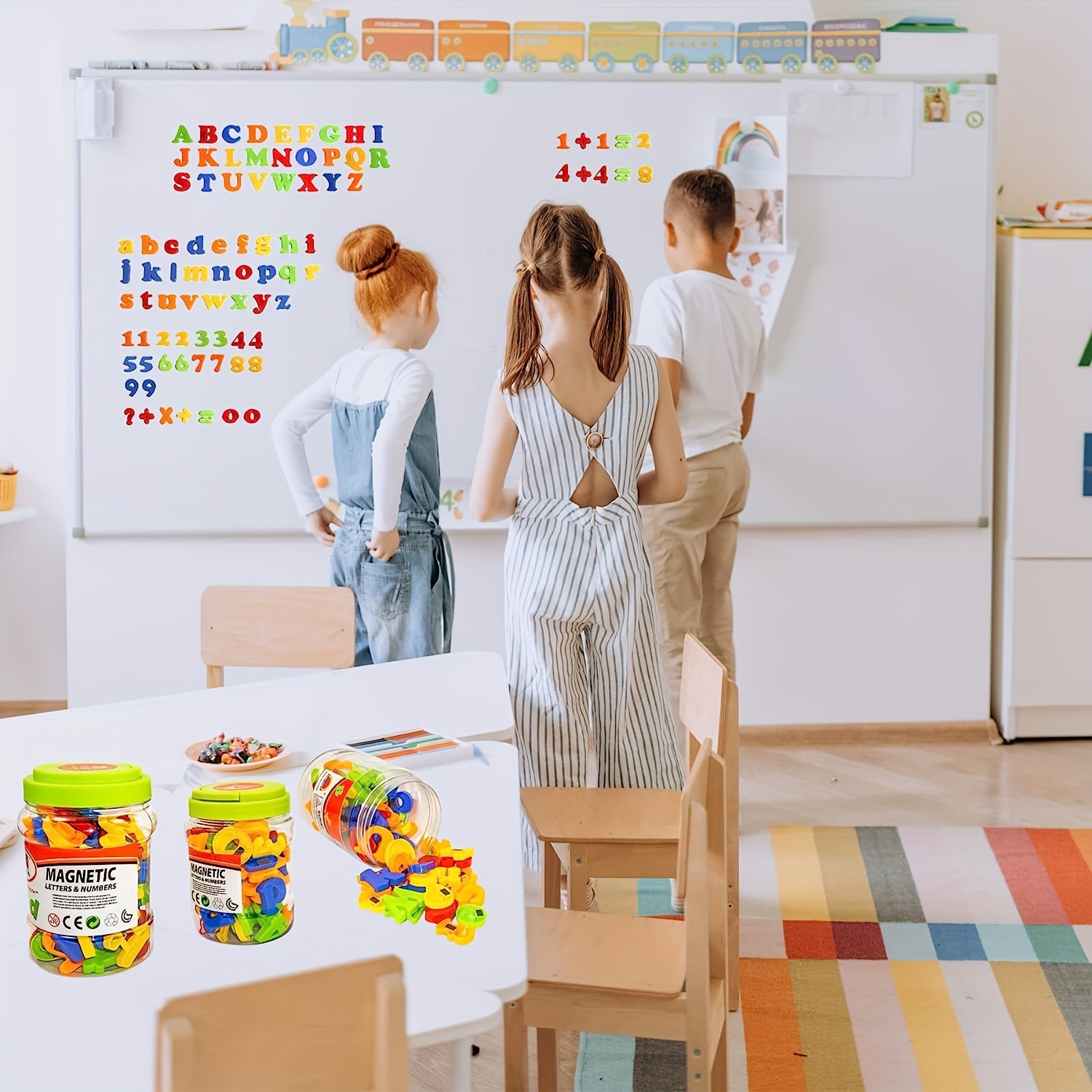 78 PCS Magnetic Letters Number - Kids Education Alphabet Numbers recension och pris