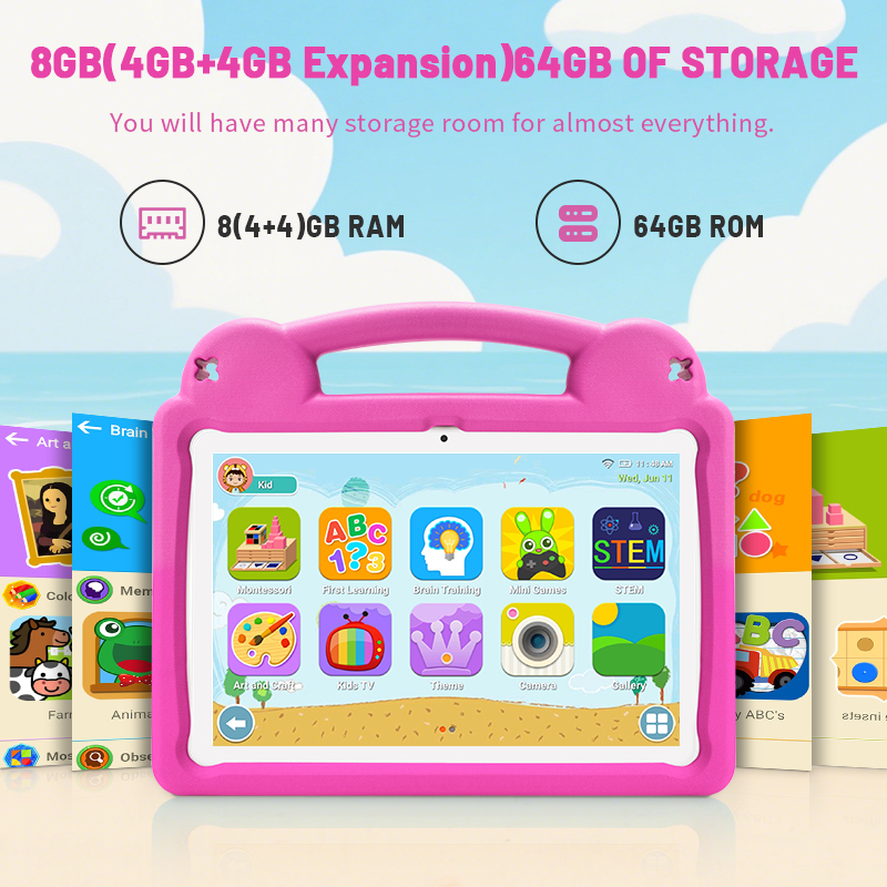 ANRY 10 Inch Children Tablet P - Kids Education Software For Pc recension och pris