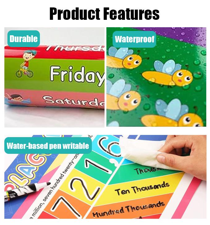 16 PCS Educational Posters for - Kids Educational Posters recension och pris