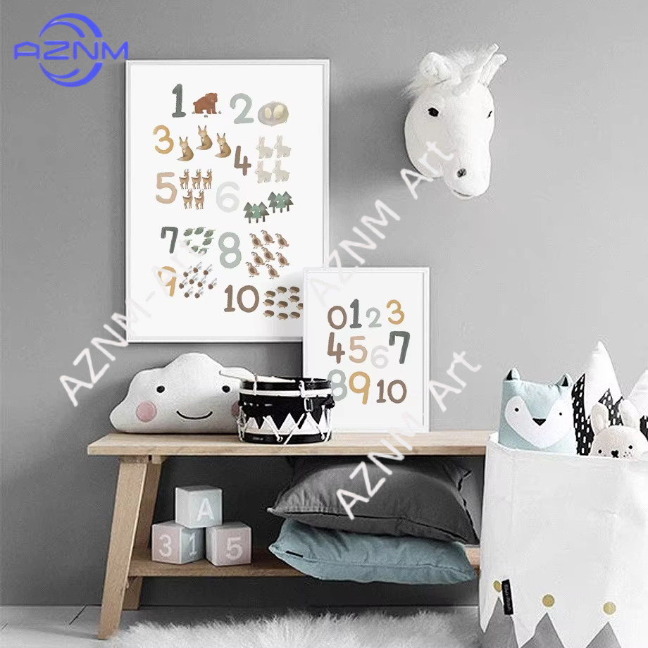 1/2pcs Education Learning Numb - Kids Educational Posters recension och pris