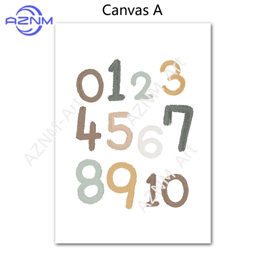 1/2pcs Education Learning Numb - Kids Educational Posters recension och pris
