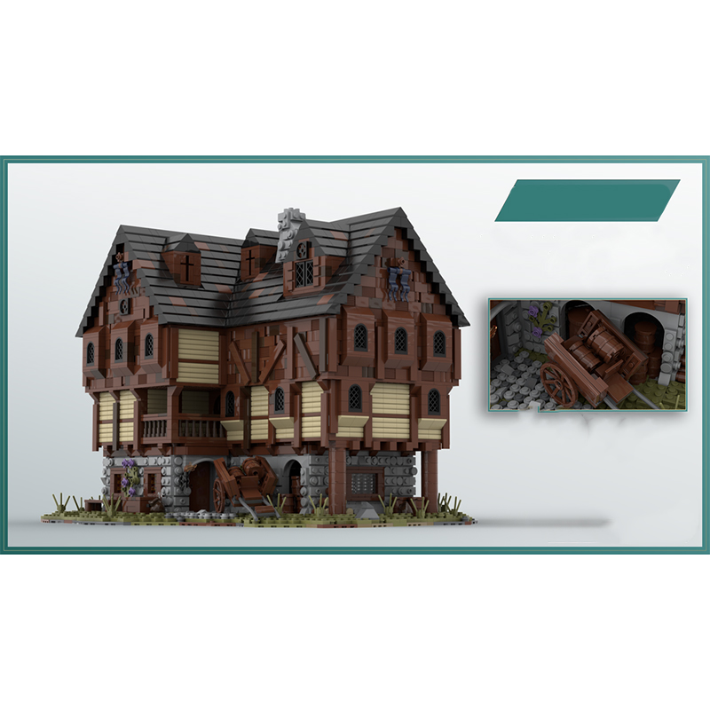 5098pcs MOC MOC Medieval House - Kids Education Pdf recension och pris