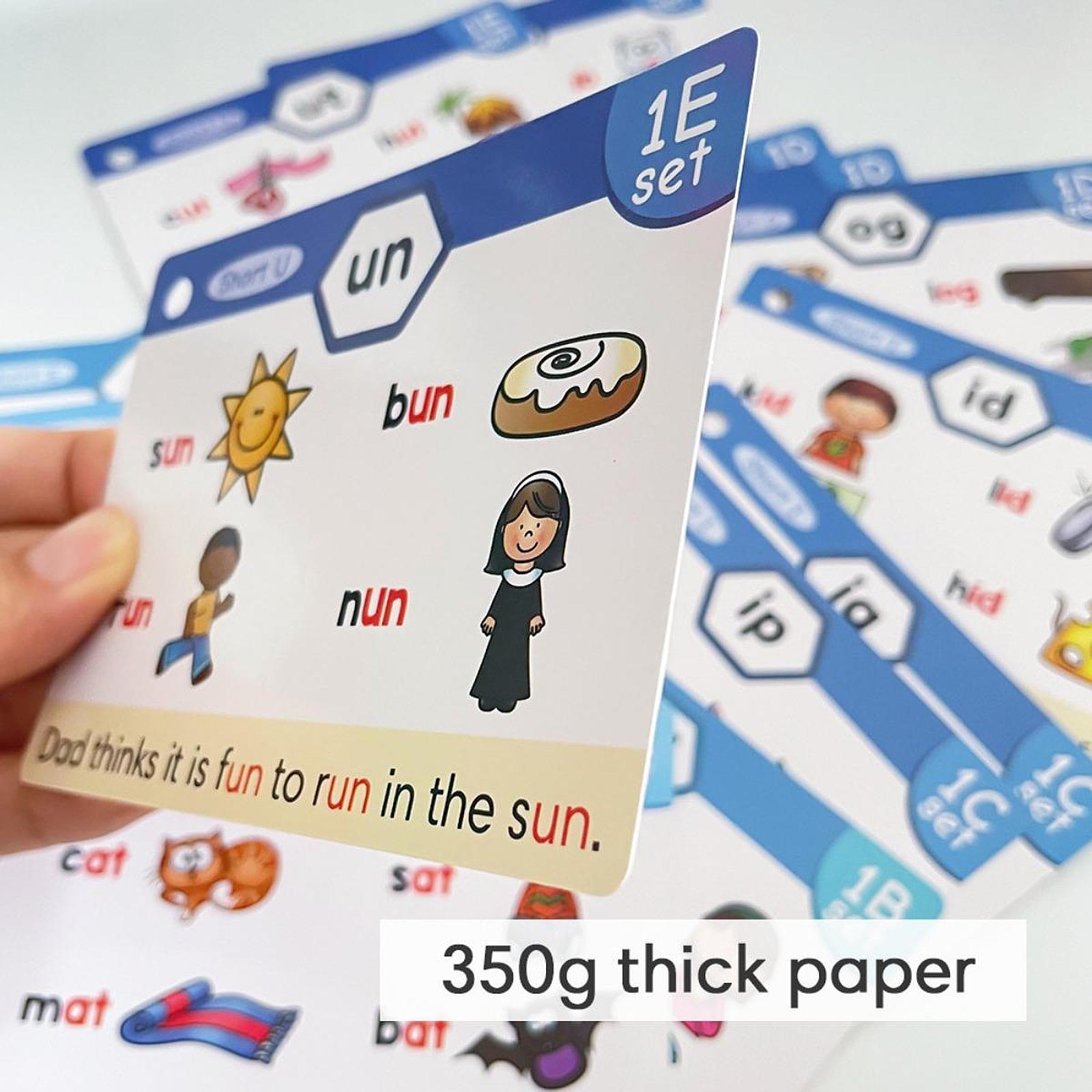 Phonics Flash Cards Learning A - Phonics Card Game recension och pris