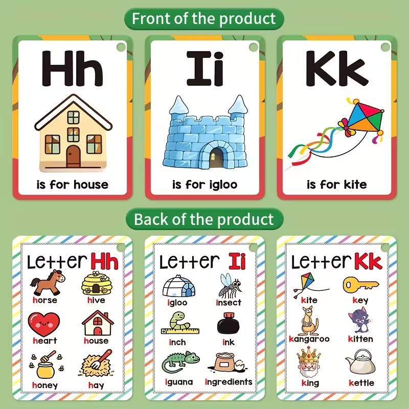 Alphabet Phonics Flash Cards f - Phonics Card Game recension och pris