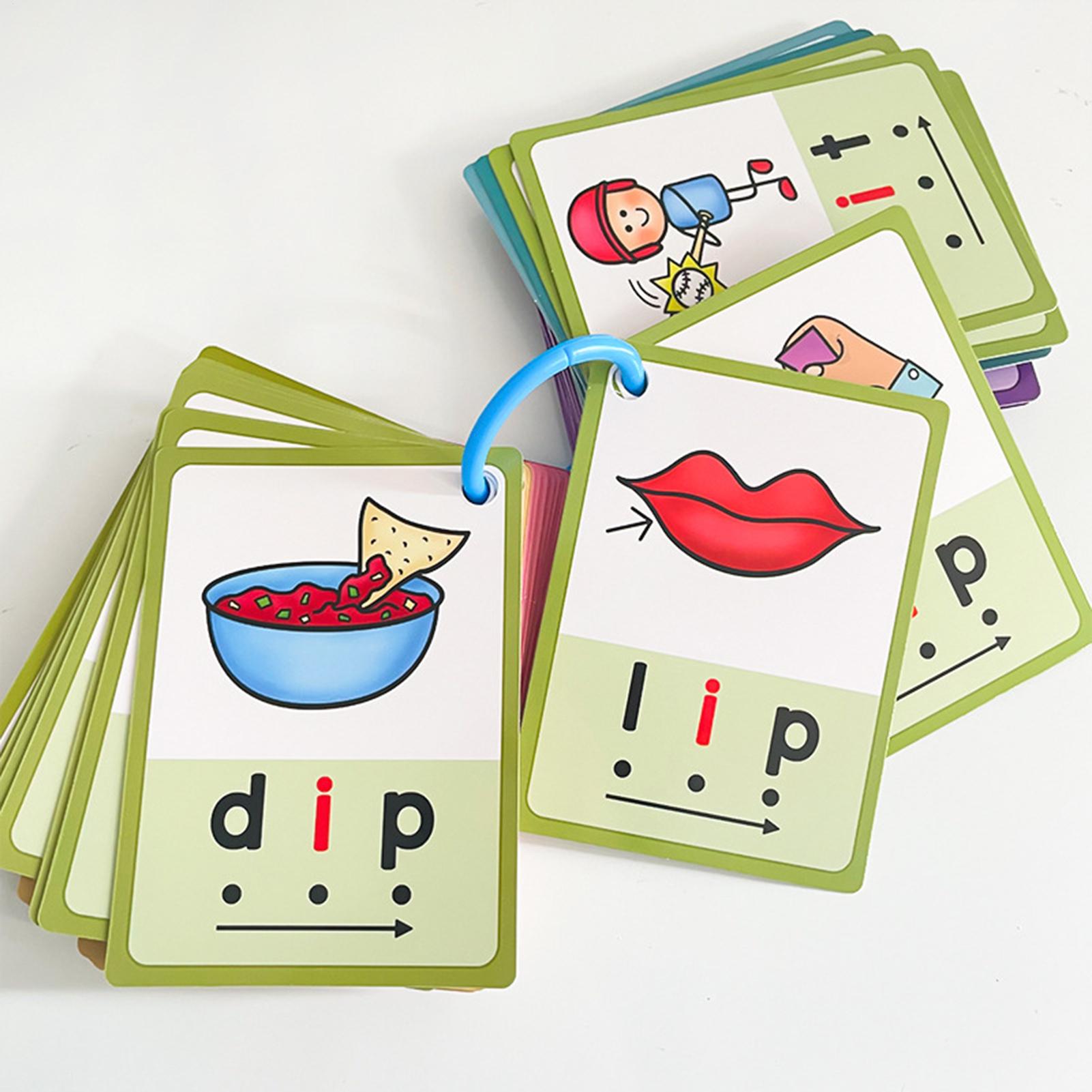 Kindergarten Flash Cards 70 Pi - Phonics Card Game recension och pris