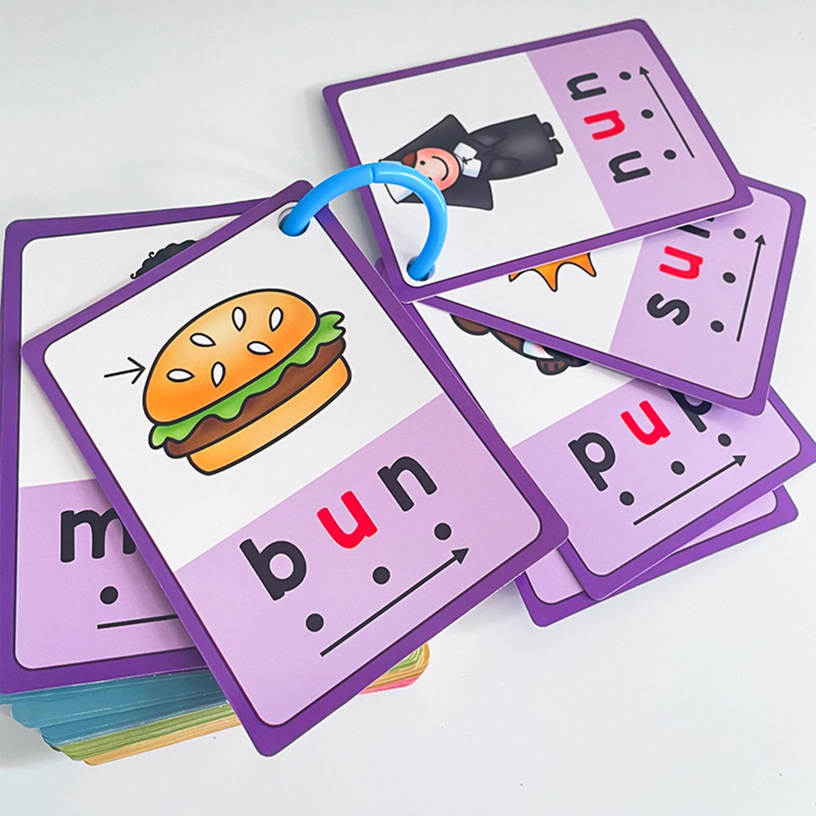Kindergarten Flash Cards 70 Pi - Phonics Card Game recension och pris