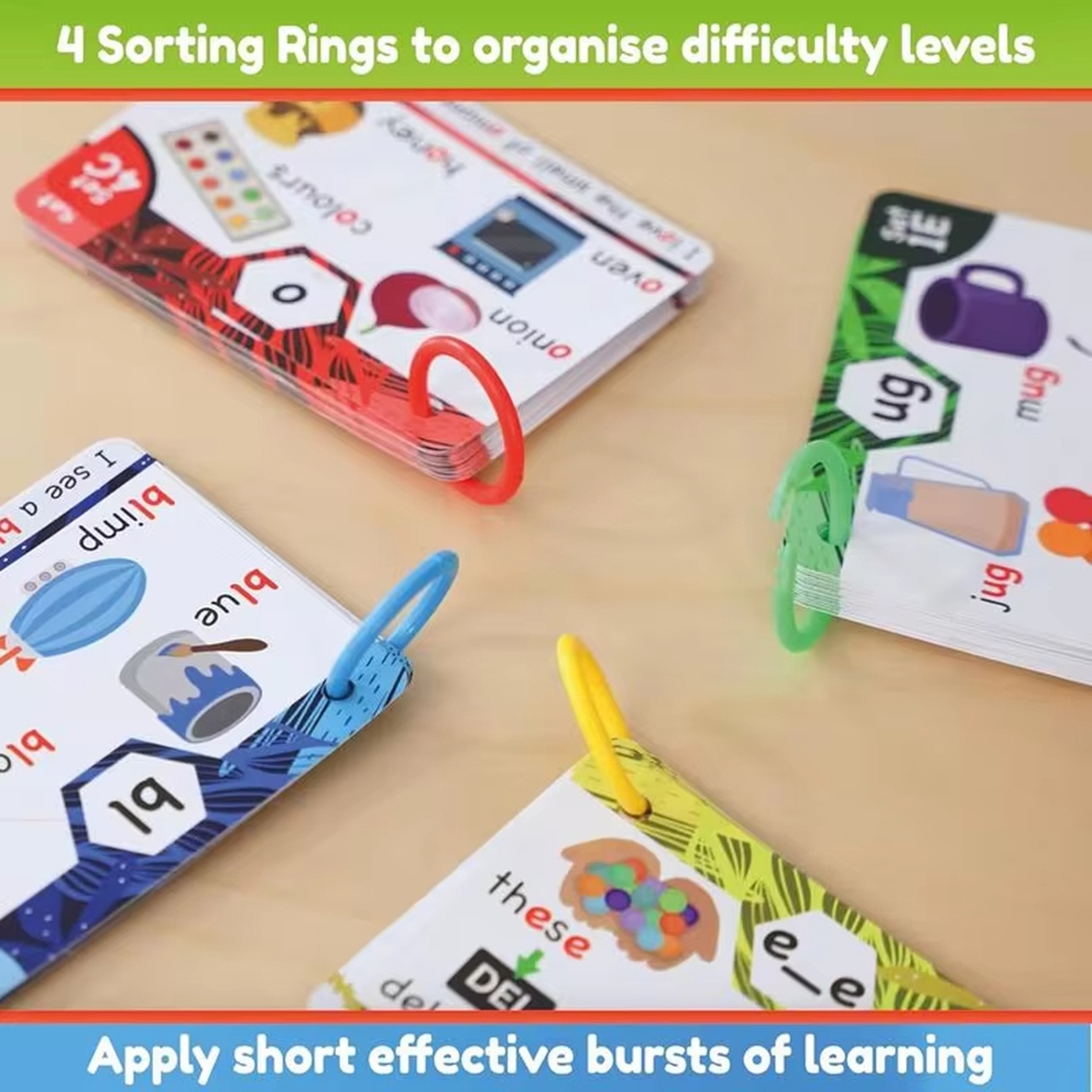 ROSQ Phonics Sight Words Flash - Phonics Card Game recension och pris
