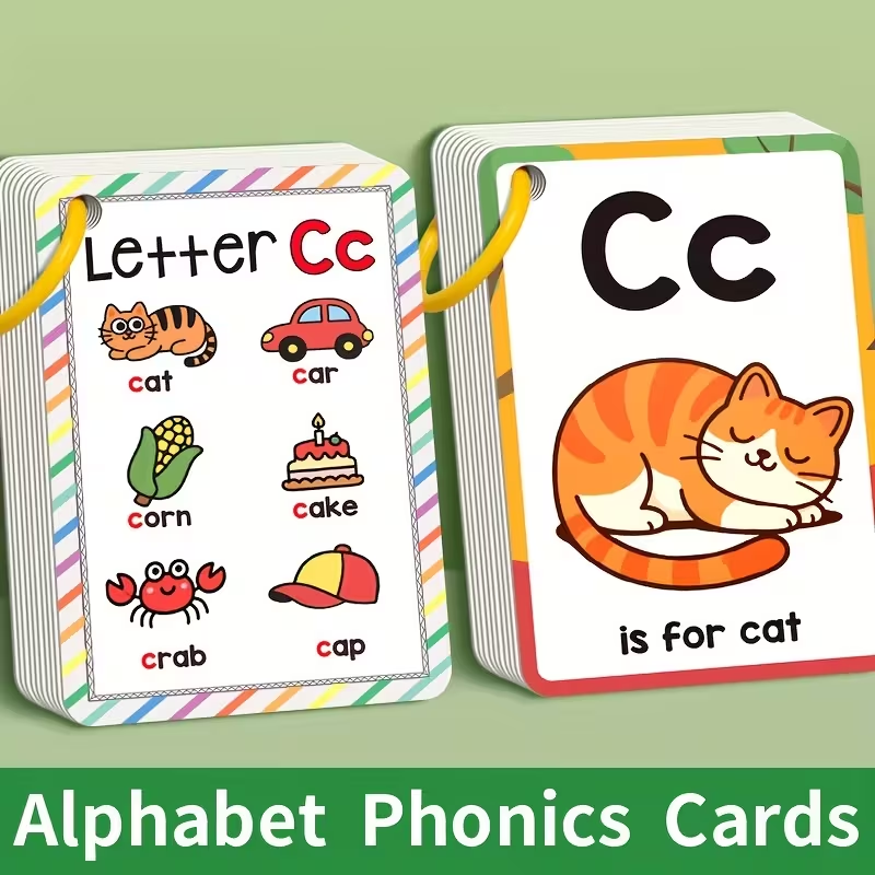 Alphabet Phonics Flash Cards f - Phonics Card Game recension och pris