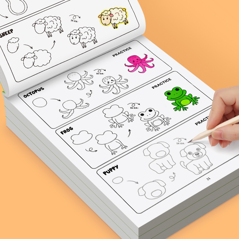 Kids Animal Drawing Book 32 Pa - Kids Education Drawing recension och pris