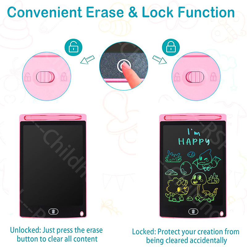 LCD Writing Tablet for Kids, 8 - Kids Education Drawing recension och pris