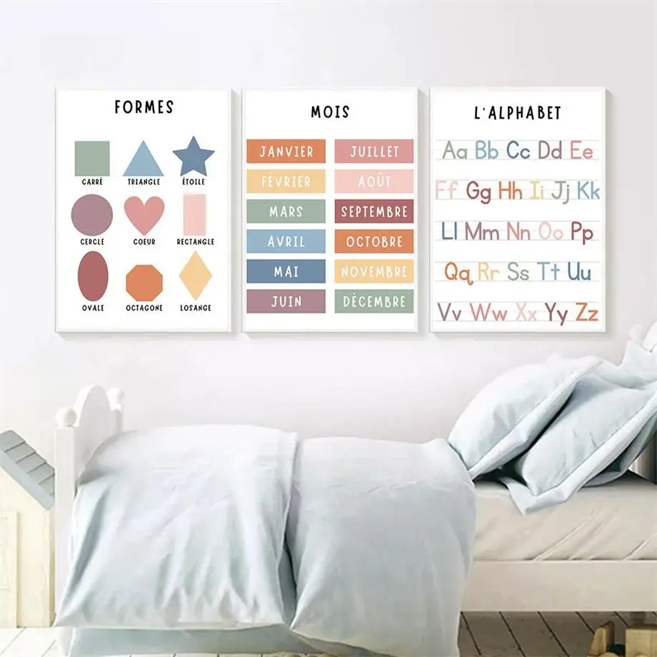 English French Number Alphabet - Kids Education Alphabet Numbers recension och pris