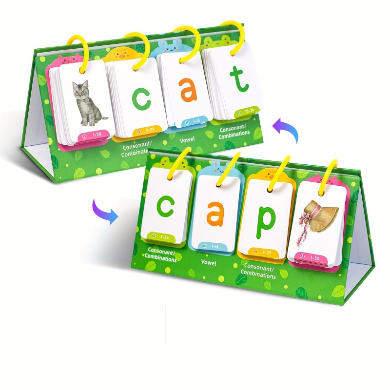 AotBlcer 129Pcs Word Builder G - Phonics Card Game recension och pris