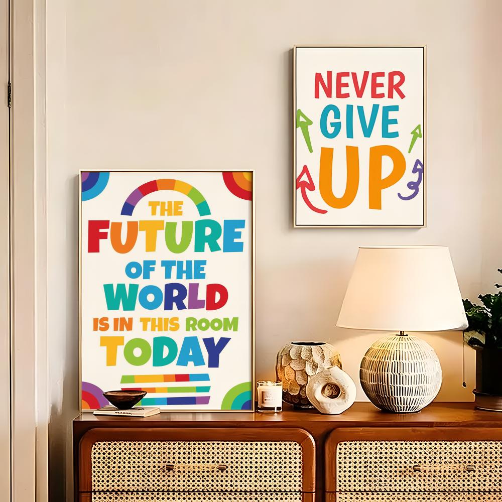 Positive Kid Classroom Wall Pi - Kids Educational Posters recension och pris