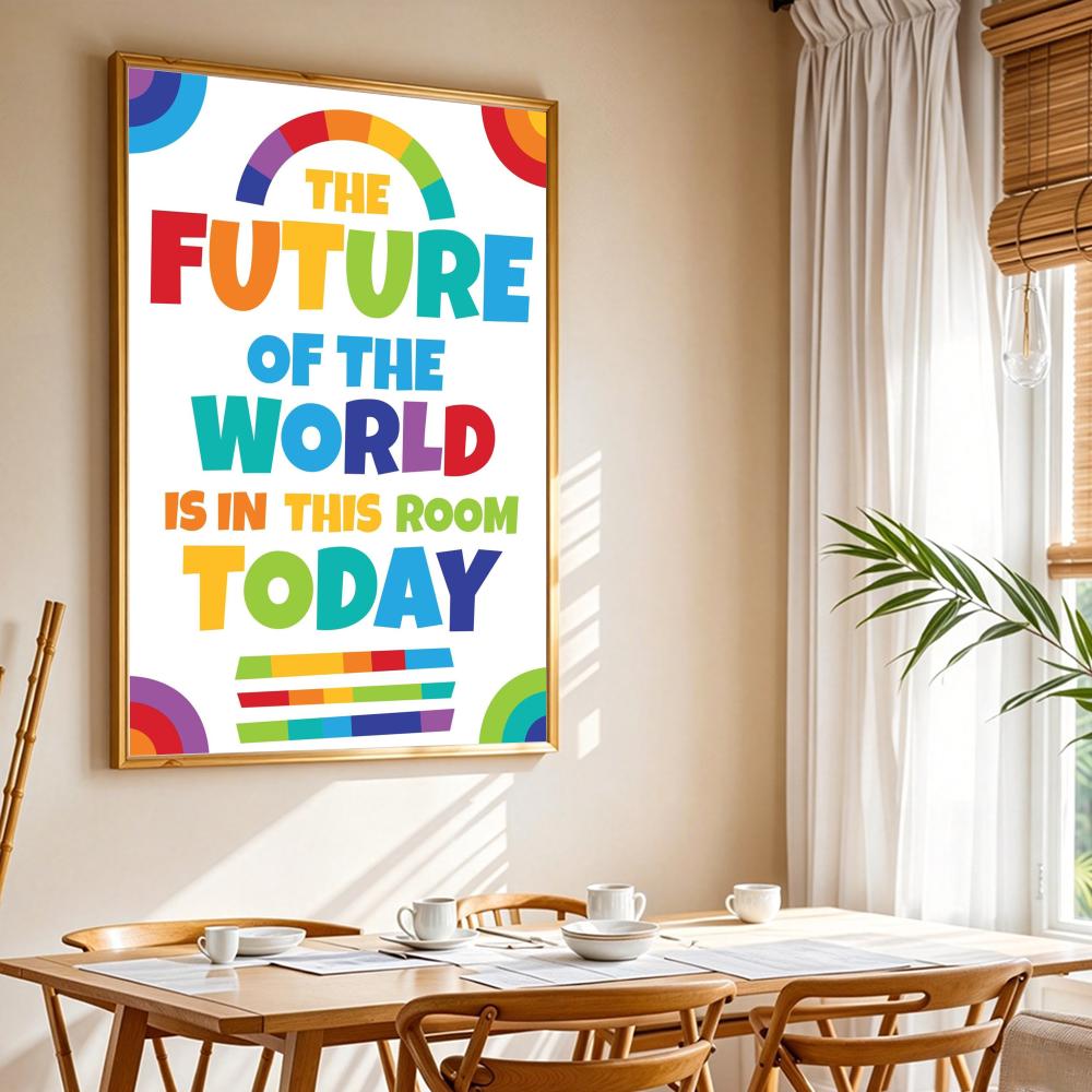 Positive Kid Classroom Wall Pi - Kids Educational Posters recension och pris