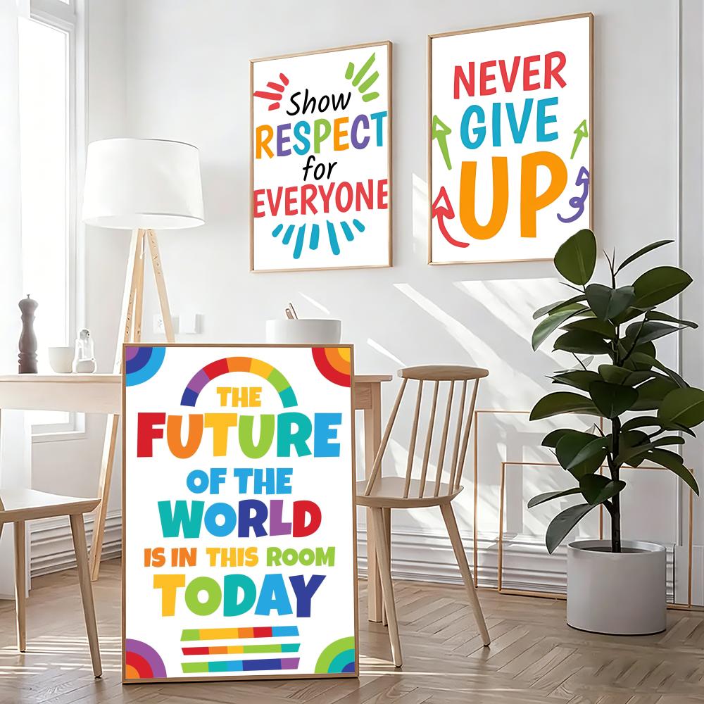 Positive Kid Classroom Wall Pi - Kids Educational Posters recension och pris