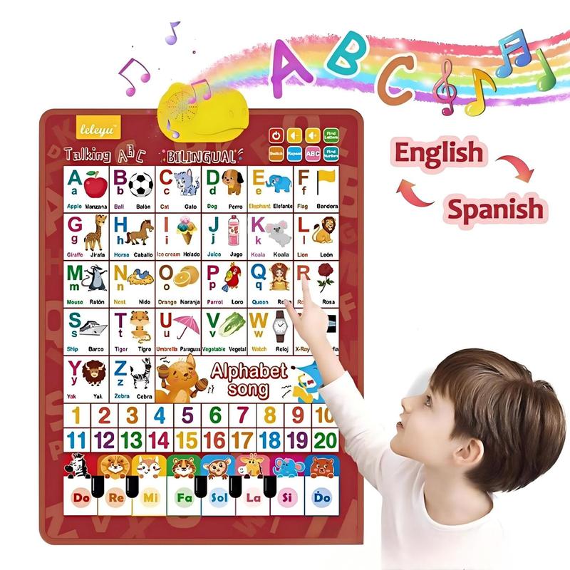 Kids' Bilingual English-Spanis - Kids Educational Posters recension och pris