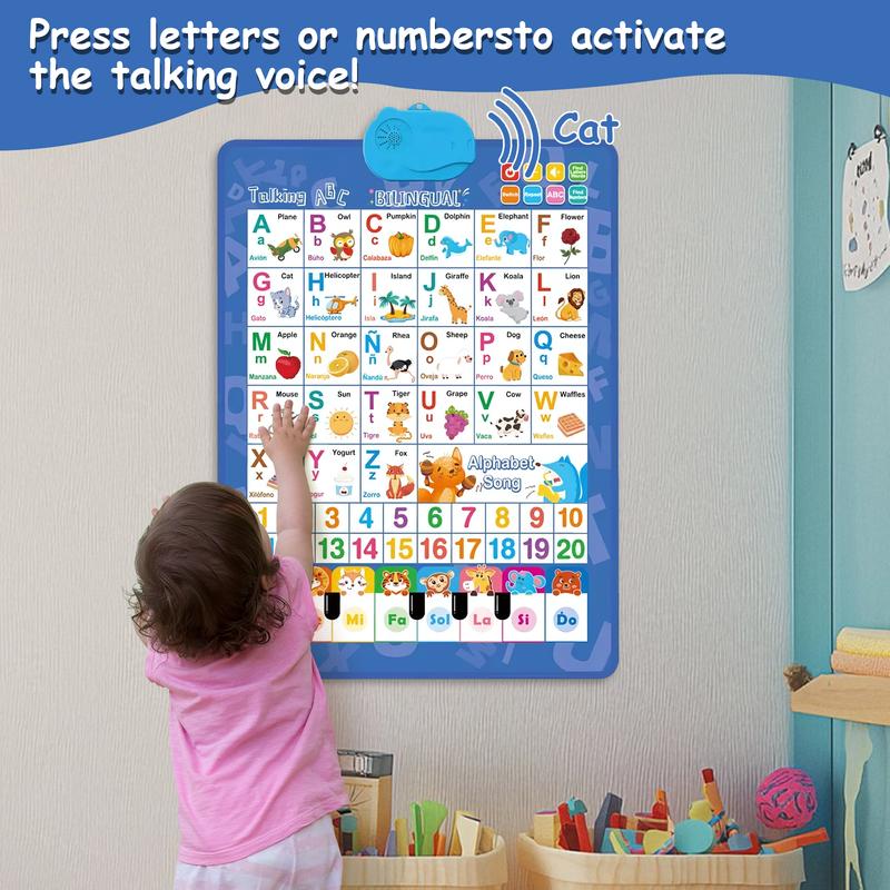 Kids' Bilingual English-Spanis - Kids Educational Posters recension och pris