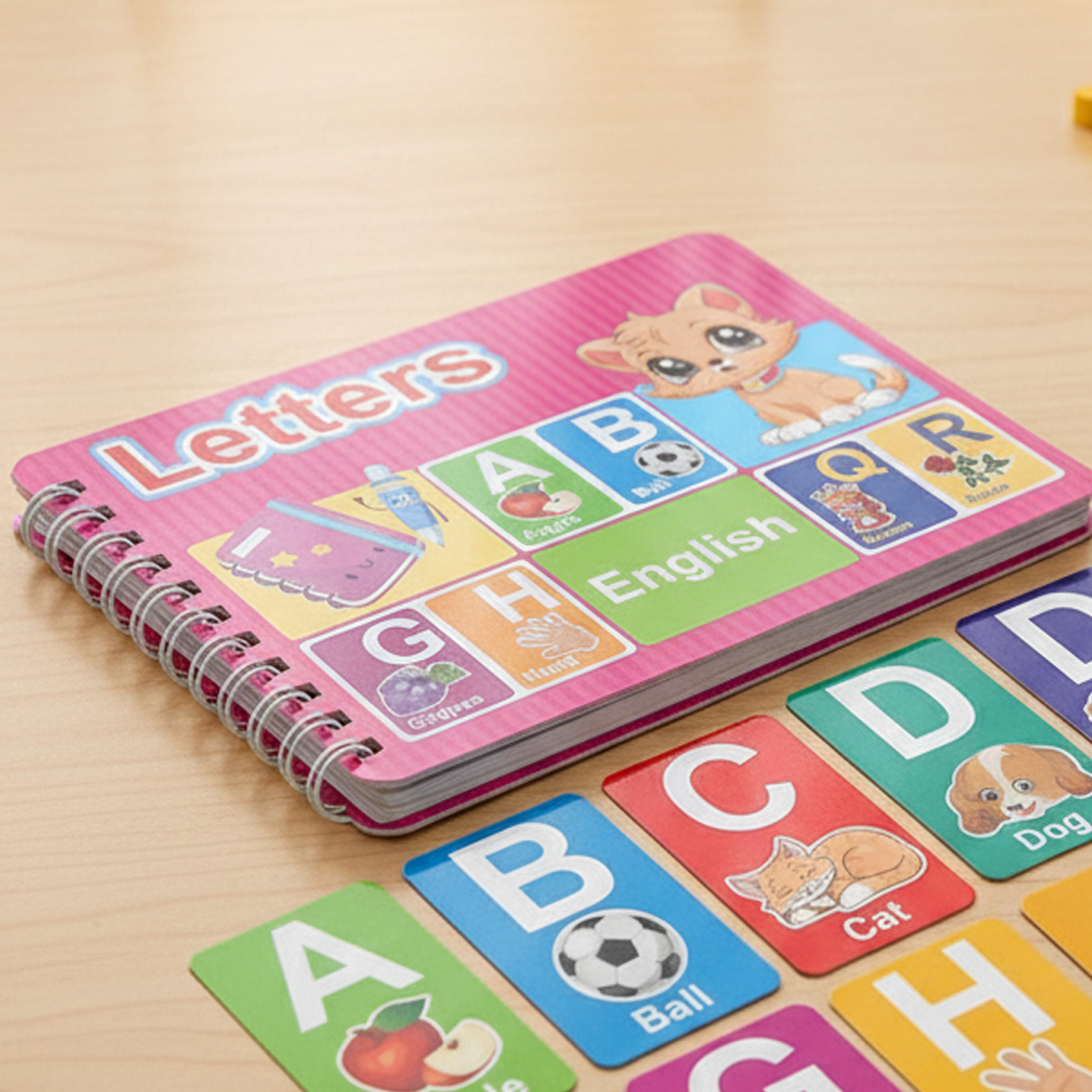 Early Education Cognitive Card - Kids Education Alphabet Numbers recension och pris