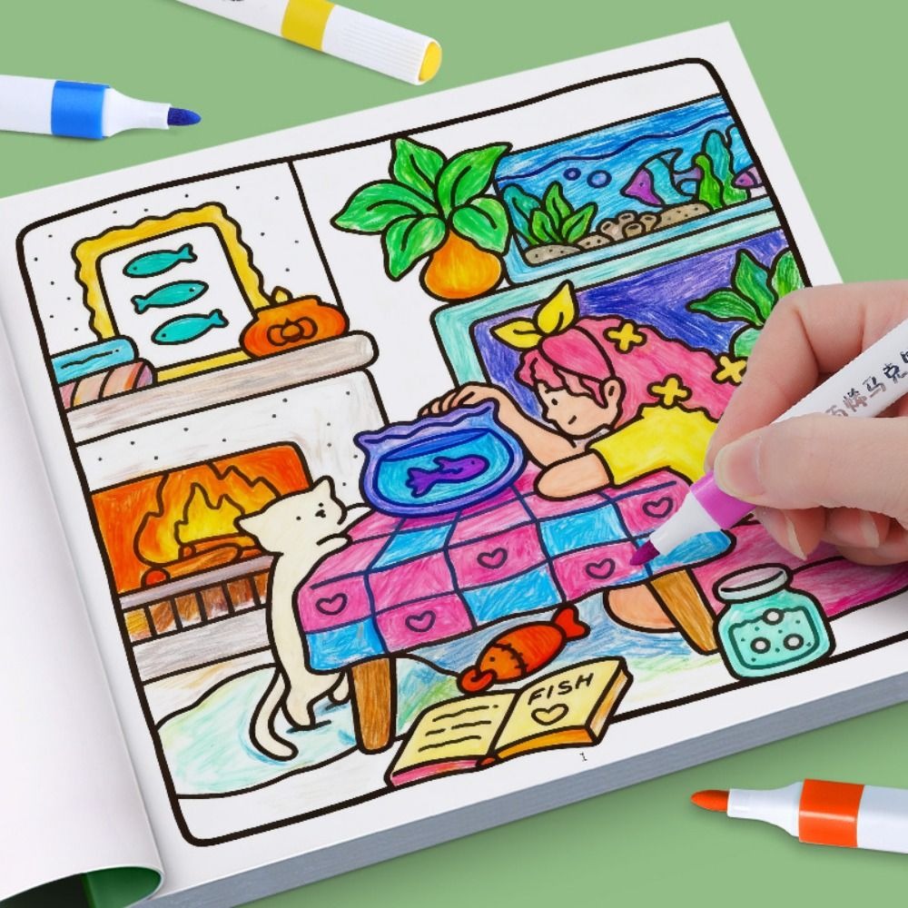 Creative DIY Coloring Book Edu - Kids Education Drawing recension och pris