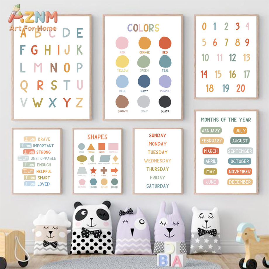 AZNM Educational Kids Learning - Kids Education Alphabet Numbers recension och pris
