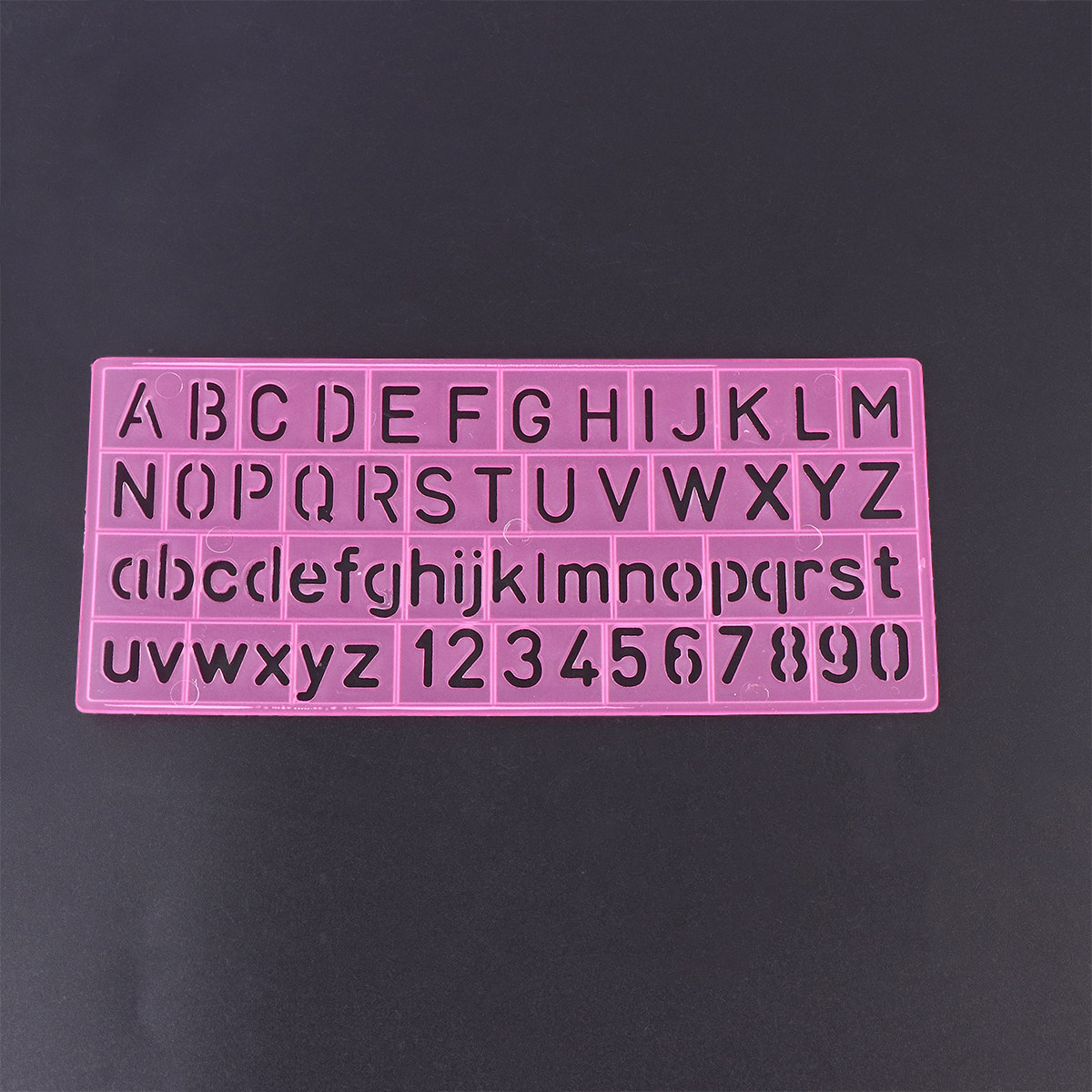 4Pcs Plastic Graffiti Rulers A - Kids Education Alphabet Numbers recension och pris