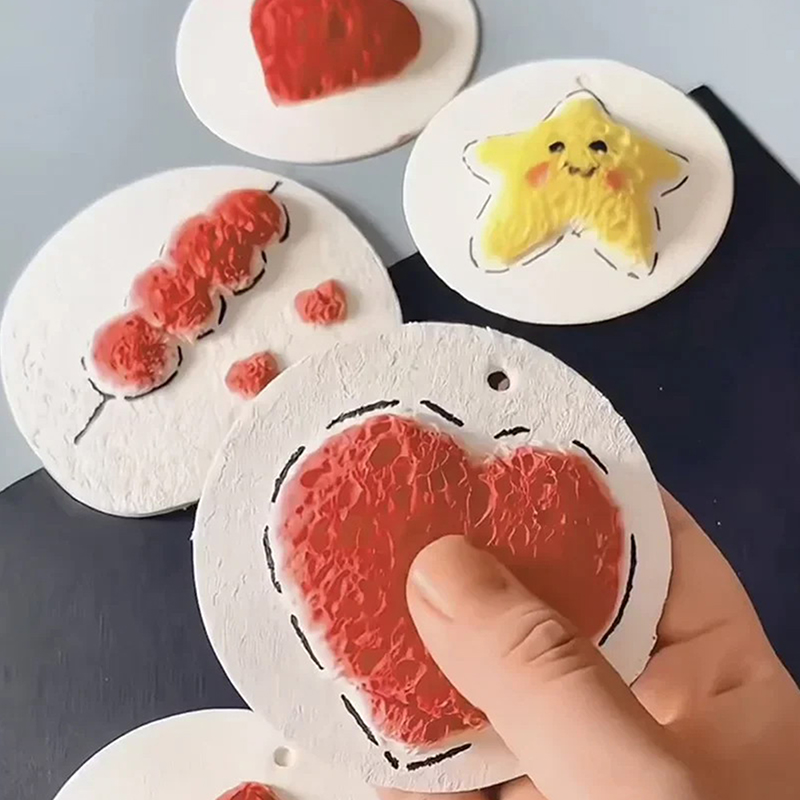 1Pc 3D Magic Puffy Foam Textur - Kids Education Drawing recension och pris