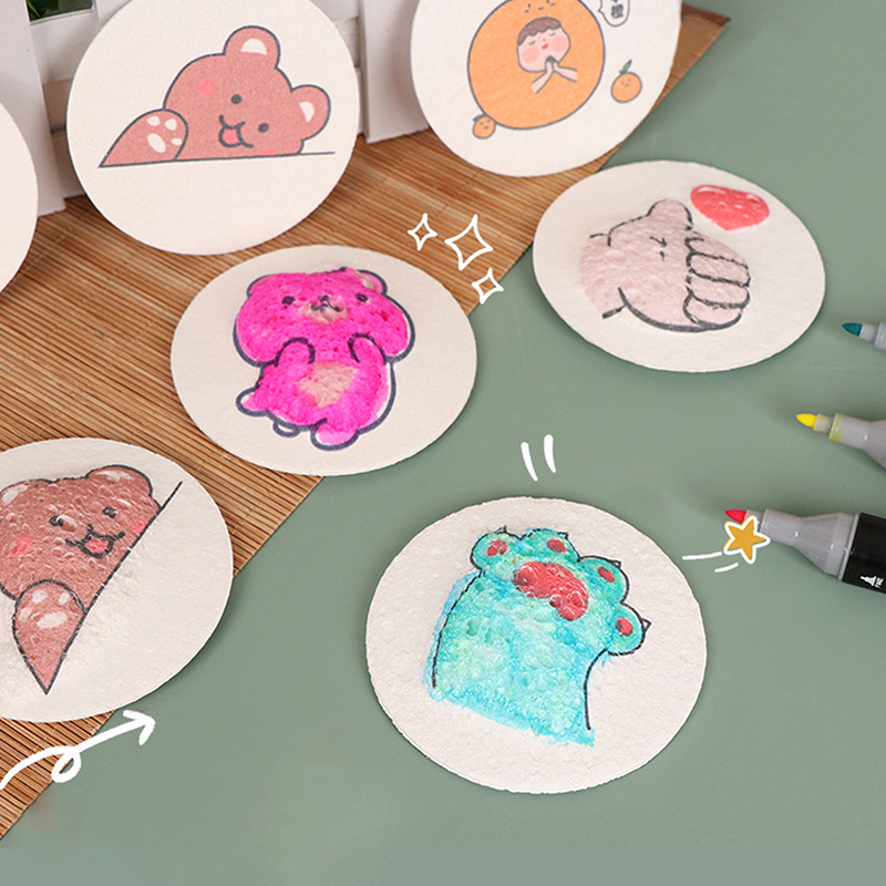 1Pc 3D Magic Puffy Foam Textur - Kids Education Drawing recension och pris