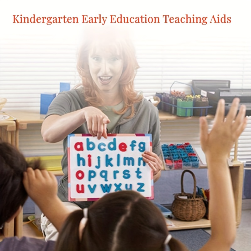 Red & Blue English Letter Magn - Kids Education Alphabet Numbers recension och pris