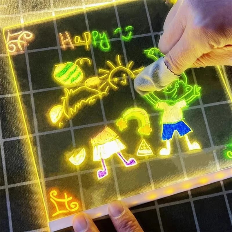 Magic Glow Kids Drawing Board: - Kids Education Drawing recension och pris