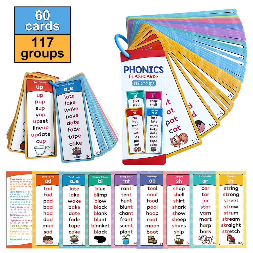 Portable English Natural Spell - Phonics Card Game recension och pris