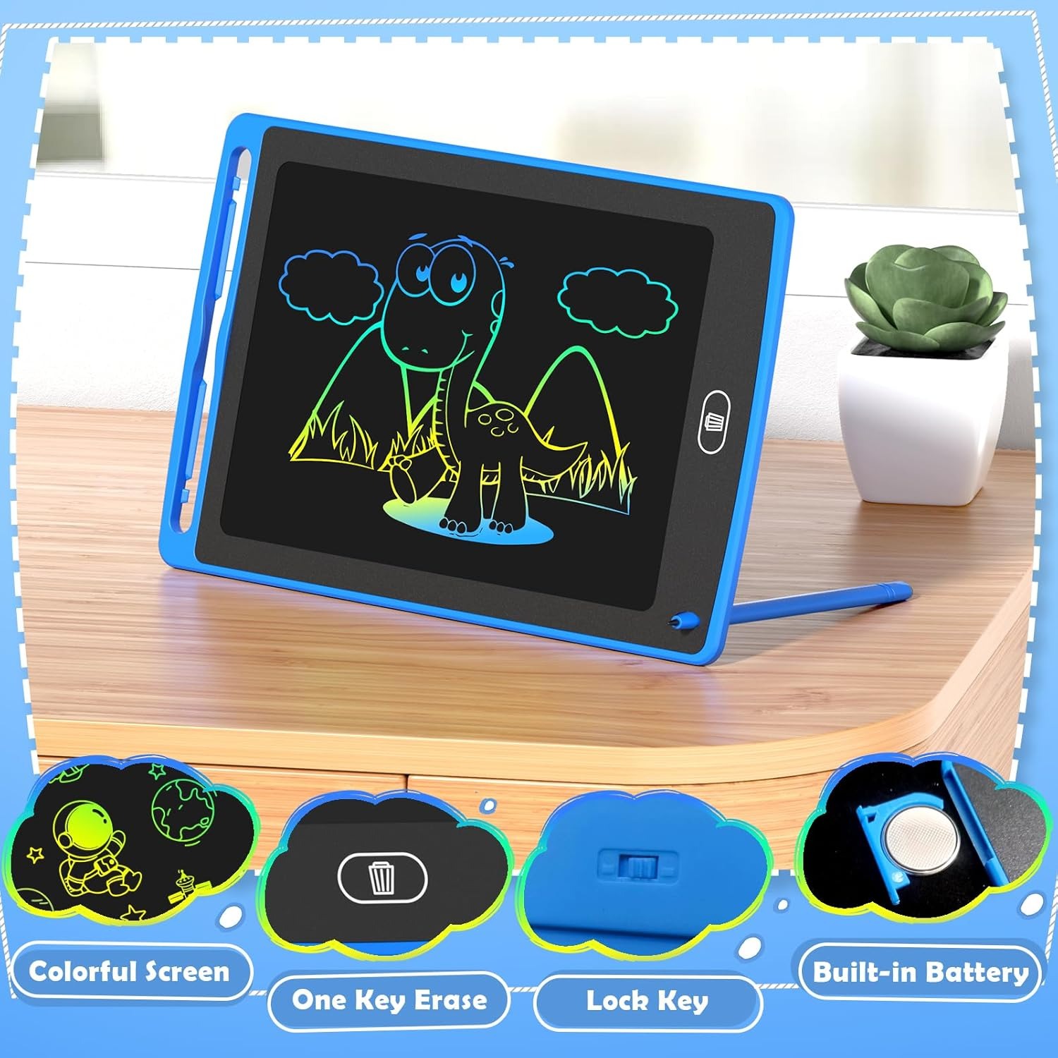 Pack LCD Writing Tablet for Ki - Kids Education Learning recension och pris