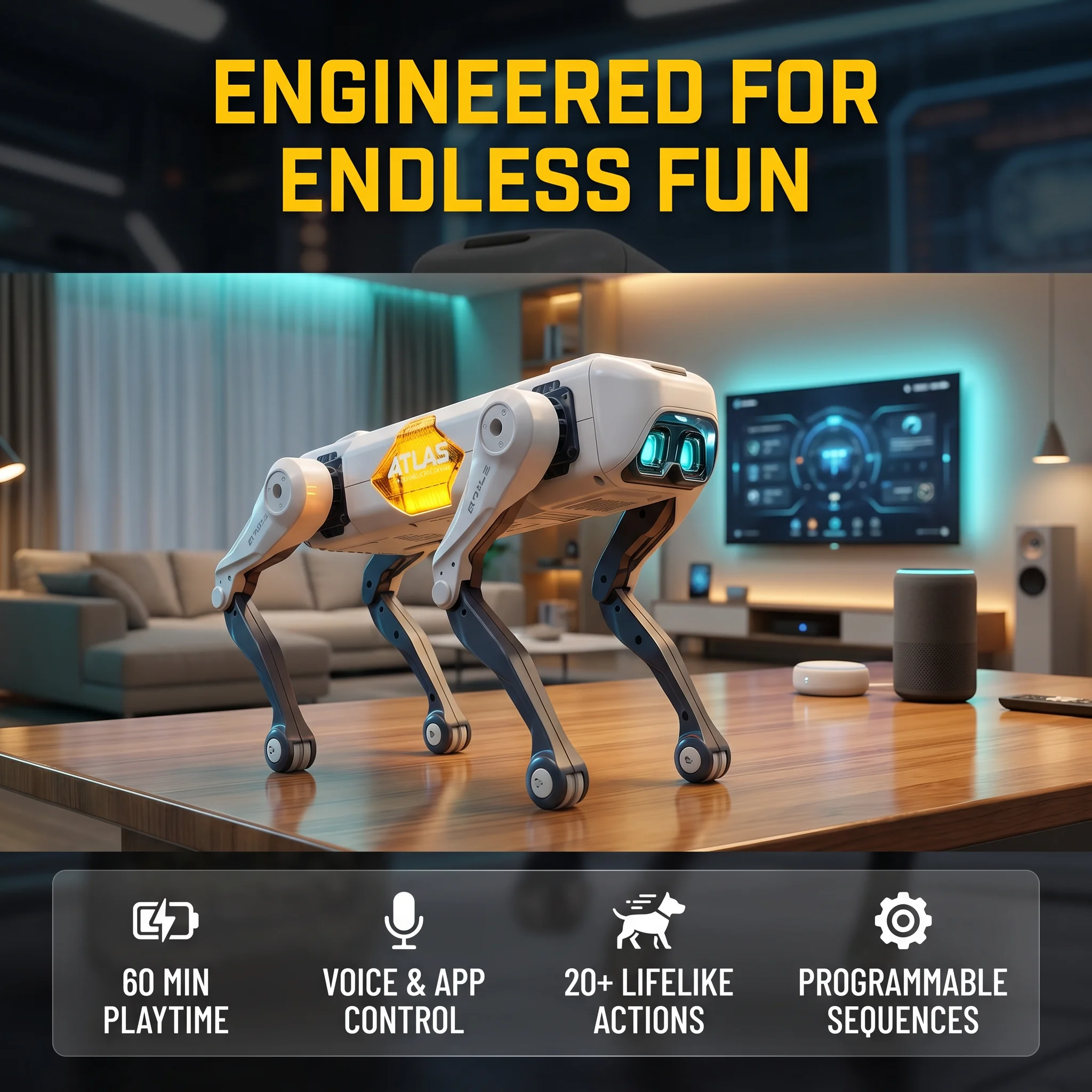 AI Smart Robot Dog, Voice & AP - Kids Education Learning recension och pris