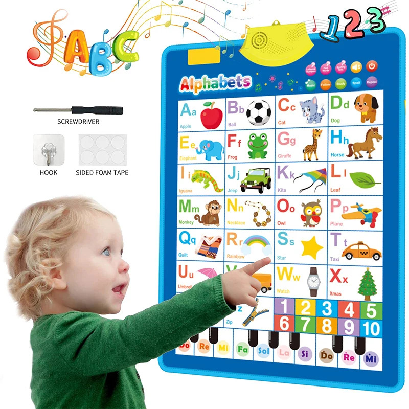 Electronic English Alphabet Wa - Kids Educational Posters recension och pris