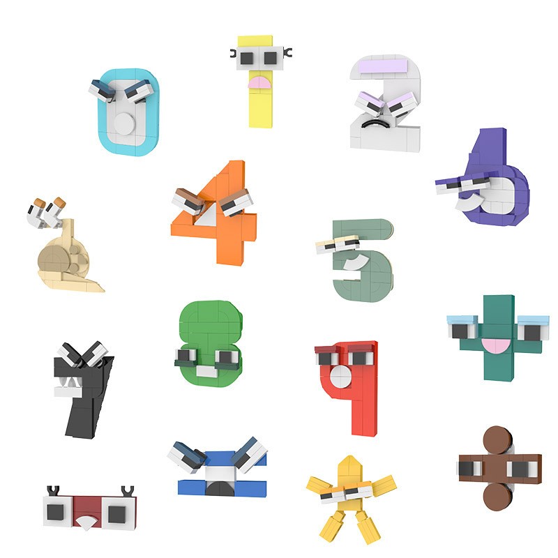 Creative MOC Number Lore Alpha - Kids Education Alphabet Numbers recension och pris