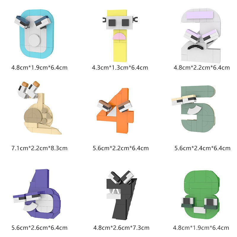 Creative MOC Number Lore Alpha - Kids Education Alphabet Numbers recension och pris